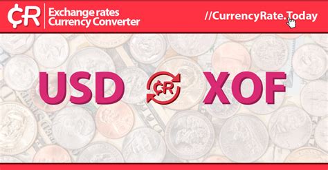 $1 to xof|1 United States Dollar (USD) to CFA Francs BCEAO (XOF) today